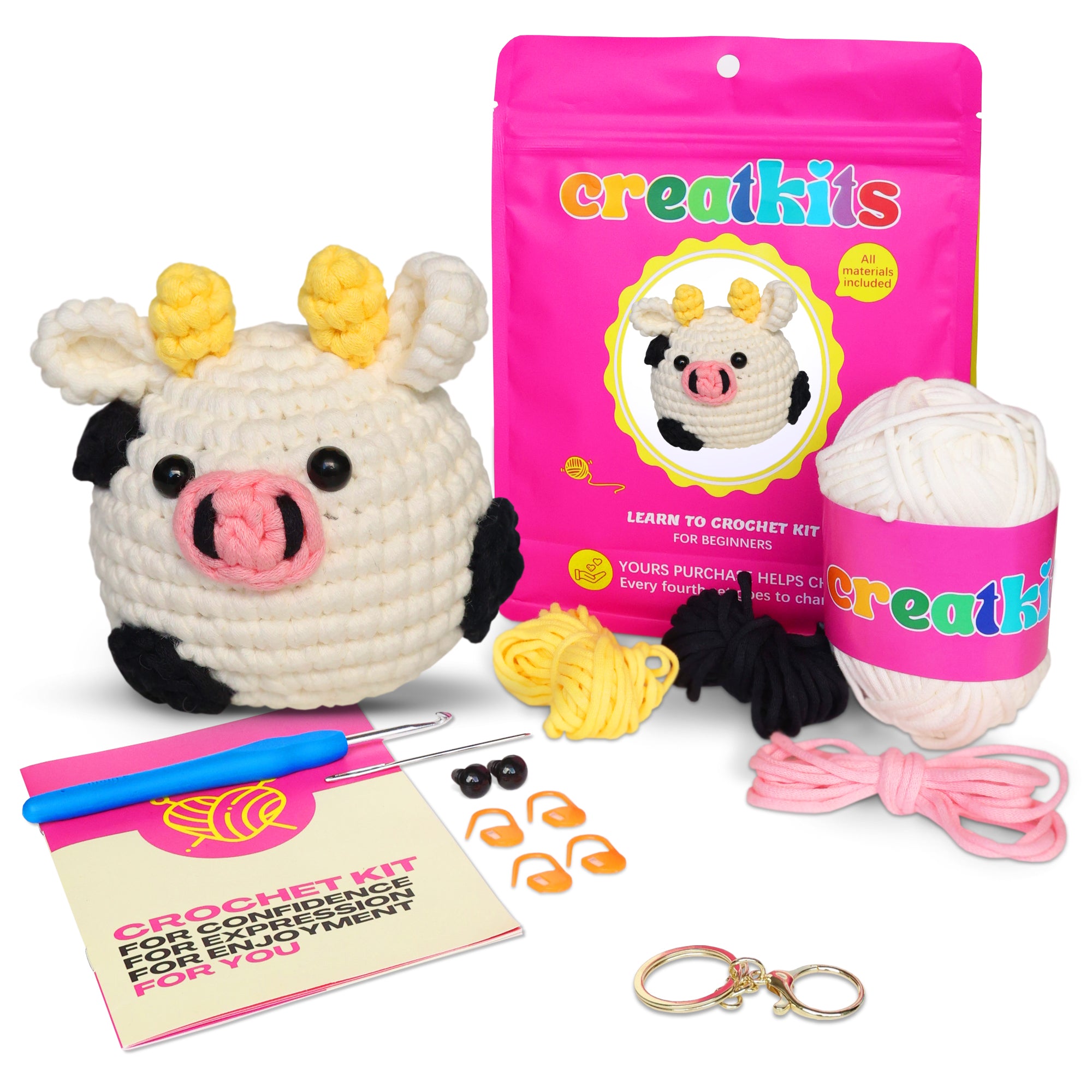 Moo Crochet Kit – Creatkits